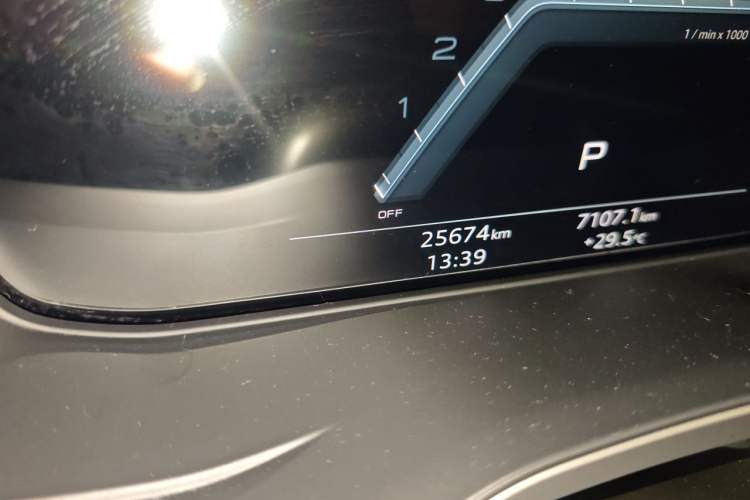 Used Audi S5 2022 S5 3.0T Coupe Odometer Close Up