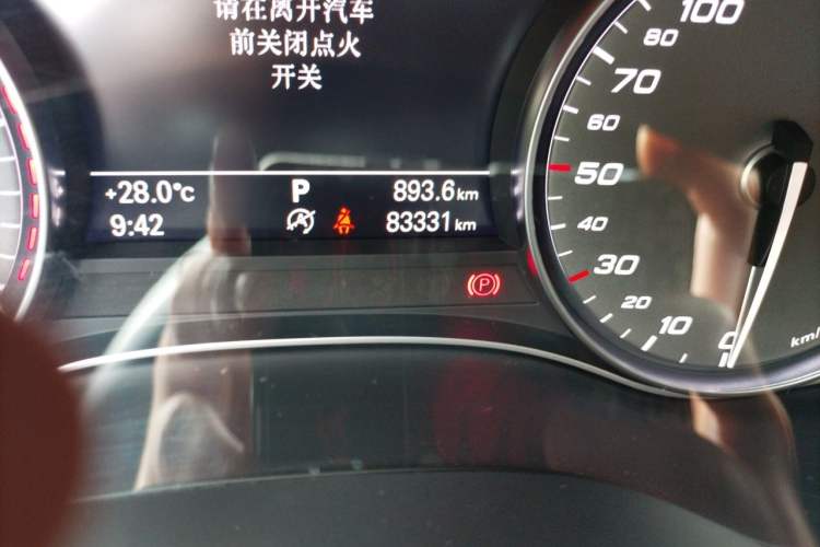 Used Audi S6 2013 S6 4.0TFSI Odometer Close Up