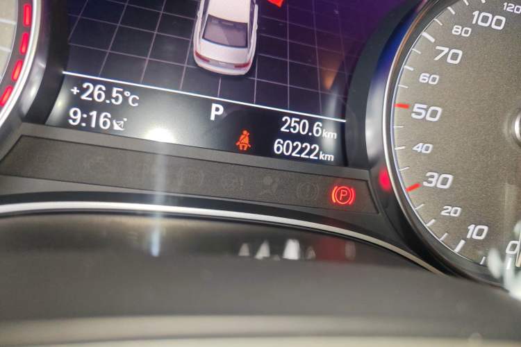 Used Audi S6 2016 S6 4.0TFSI Odometer Close Up