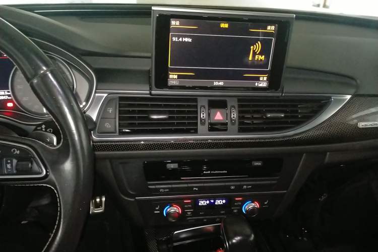 Used Audi S6 2016 S6 4.0TFSI Audio And AC Panel