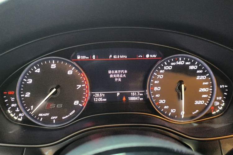 Used Audi S6 2016 S6 4.0TFSI Instrument Cluster