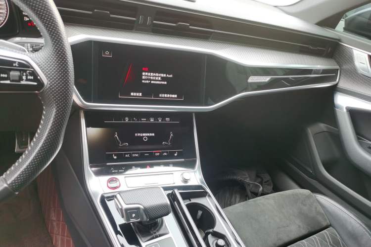 Used Audi S6 2020 S6 2.9T Audio And AC Panel