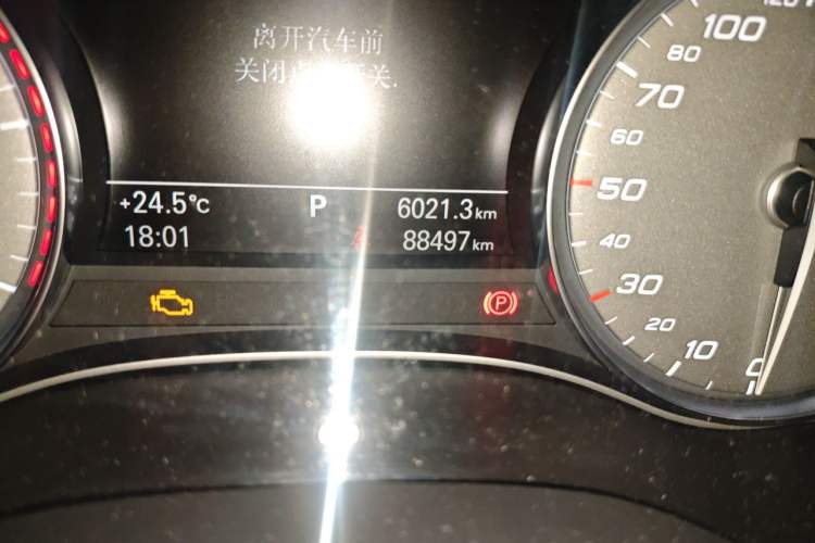 Used Audi S7 2013 4.0 TFSI quattro Odometer Close Up