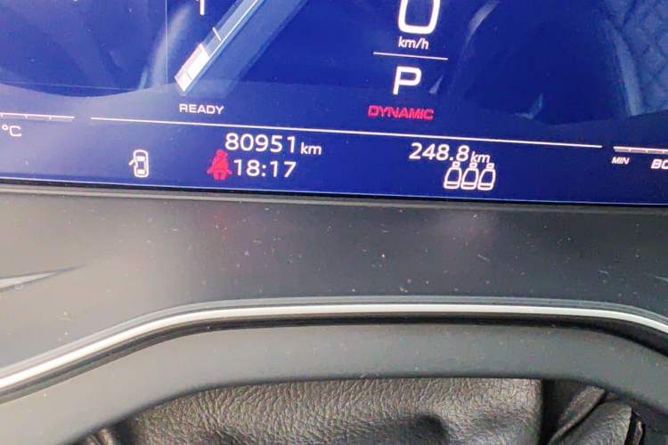 Used Audi SQ5 2021 3.0 TFSI quattro Odometer Close Up