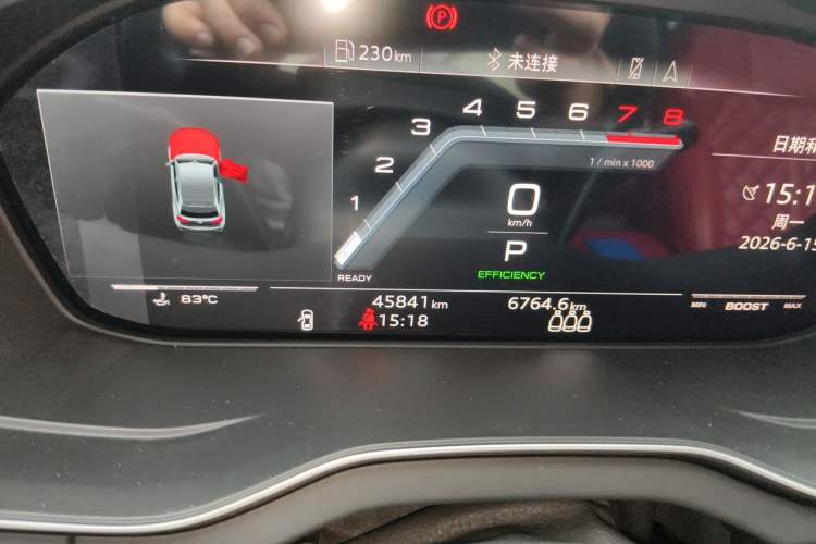 Used Audi SQ5 2021 3.0 TFSI quattro Odometer Close Up