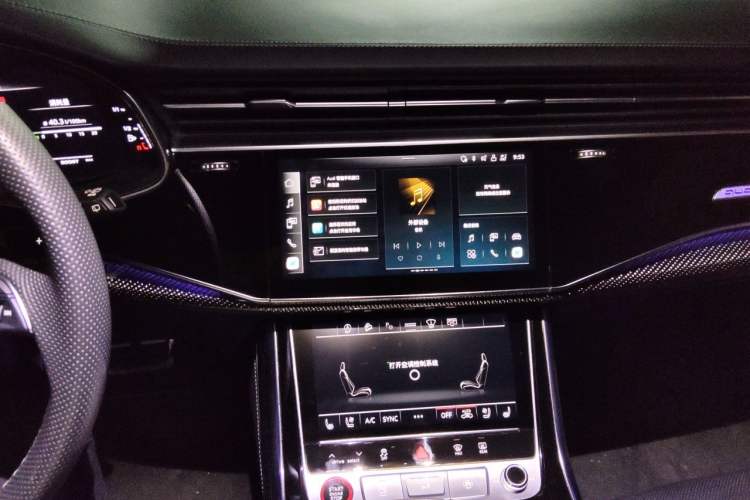 Used Audi SQ7 2024 4.0 TFSI Night Knight Edition Audio And AC Panel
