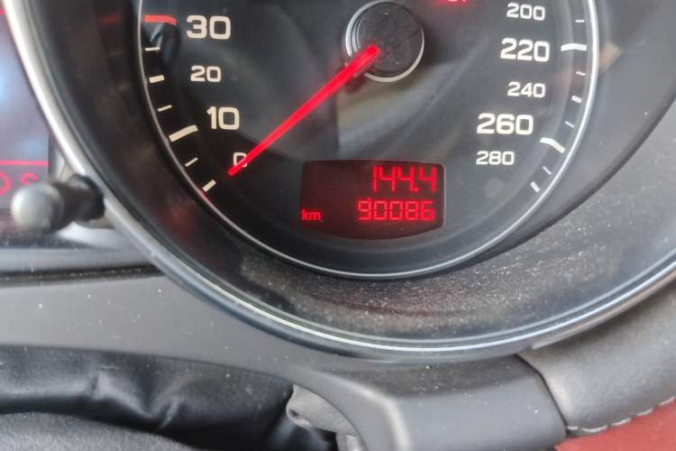 Used Audi TT 2008 TT 3.2 Quattro Odometer Close Up