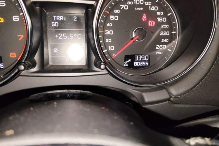 Used Audi TT 2008 TT Coupe 2.0TFSI Odometer Close Up