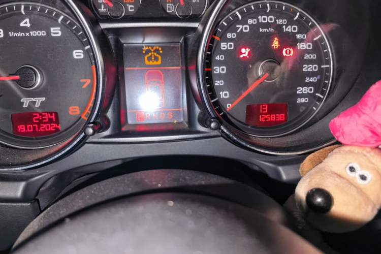 Used Audi TT 2008 TT Coupe 2.0TFSI Odometer Close Up