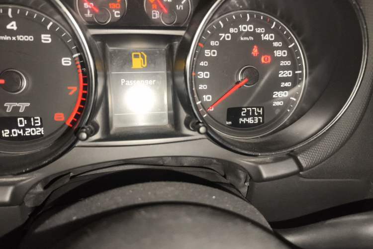 Used Audi TT 2010 TT 2.0TFSI Collector's Edition Odometer Close Up