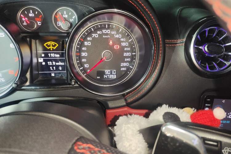 Used Audi TT 2011 TT Coupe 2.0TFSI quattro Odometer Close Up