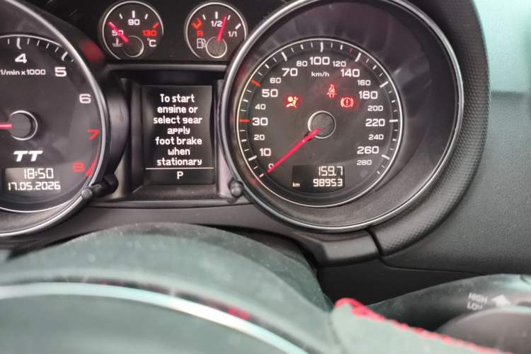 Used Audi TT 2011 TT Coupe 2.0 TFSI Odometer Close Up