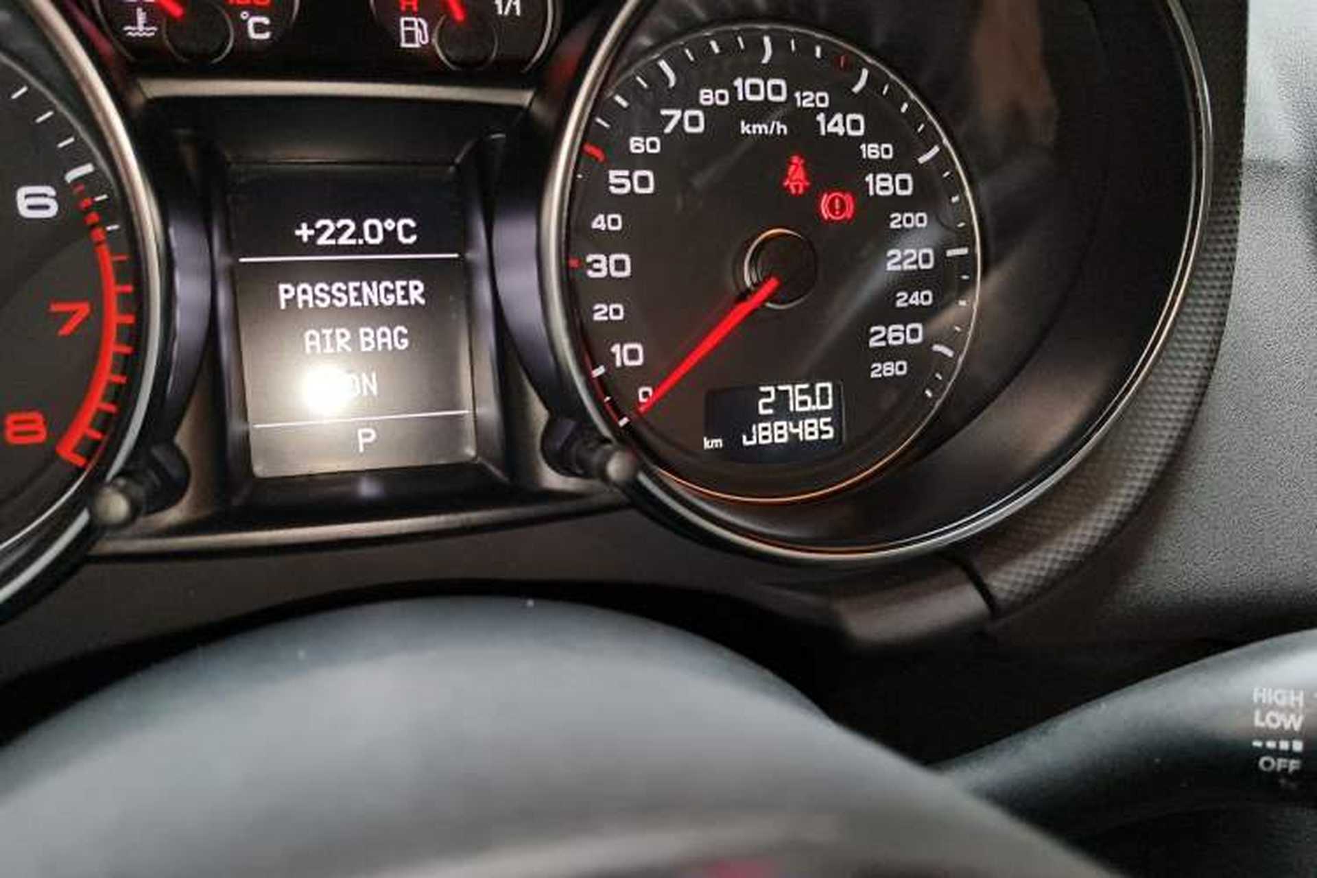 Used Audi TT 2011 TT Coupe 2.0 TFSI Odometer Close Up