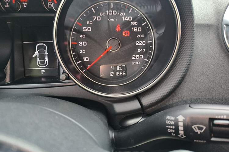 Used Audi TT 2011 TT Coupe 2.0 TFSI Odometer Close Up