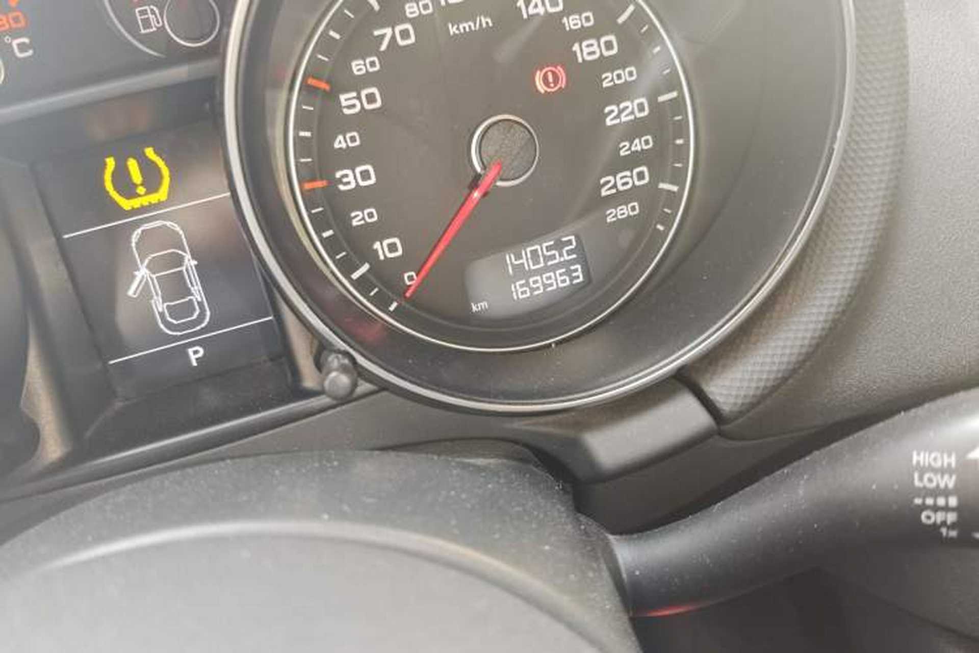 Used Audi TT 2011 TT Coupe 2.0 TFSI Odometer Close Up