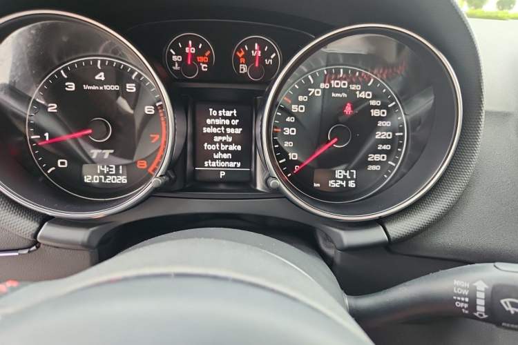Used Audi TT 2011 TT Coupe 2.0 TFSI Odometer Close Up