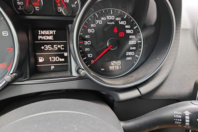 Used Audi TT 2011 TT Coupe 2.0TFSI quattro Odometer Close Up