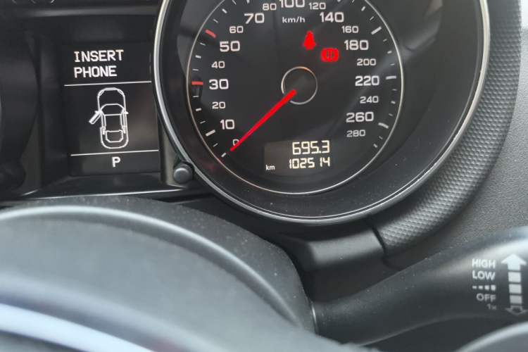 Used Audi TT 2011 TT Coupe 2.0 TFSI Odometer Close Up