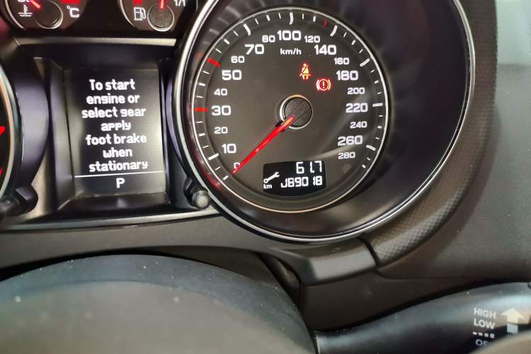 Used Audi TT 2011 TT Coupe 2.0 TFSI Odometer Close Up