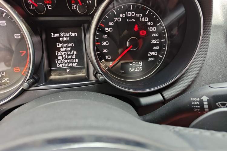 Used Audi TT 2013 TT Coupe 45 TFSI Odometer Close Up