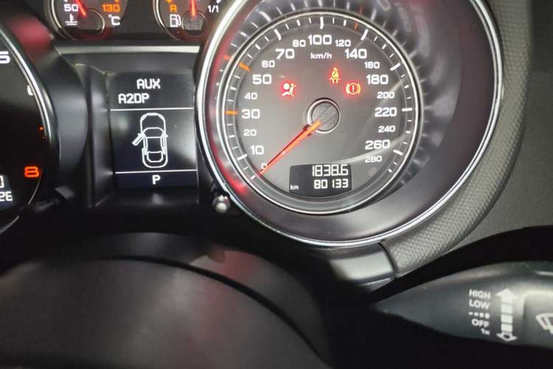 Used Audi TT 2013 TT Roadster 45 TFSI Odometer Close Up