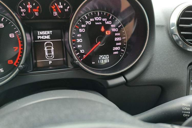 Used Audi TT 2013 TT Coupe 45 TFSI Odometer Close Up
