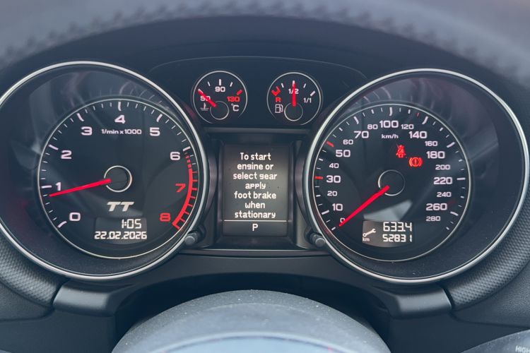 Used Audi TT 2013 TT Roadster 45 TFSI quattro Odometer Close Up