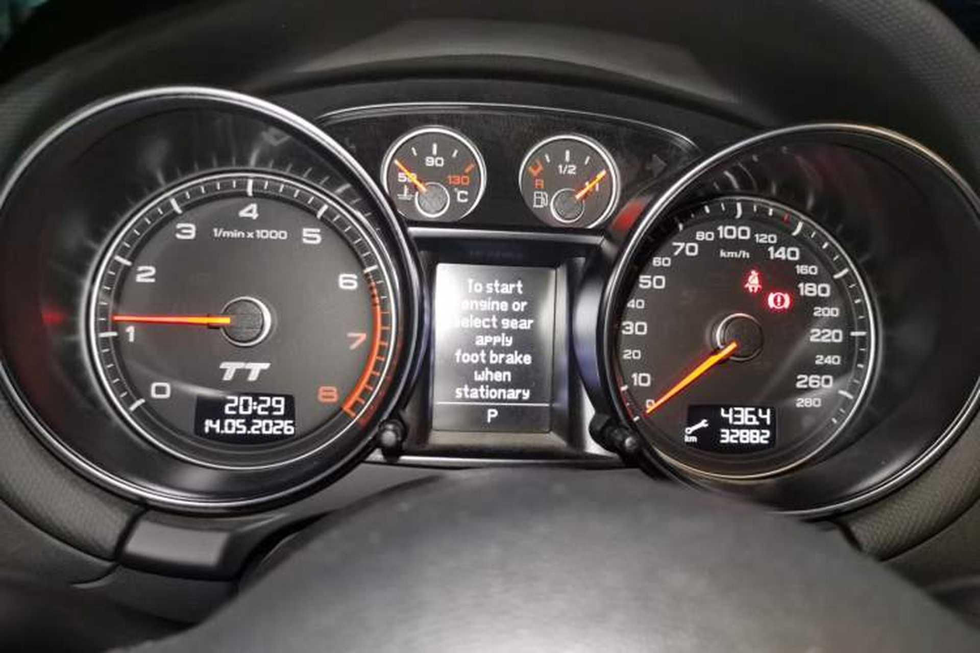 Used Audi TT 2013 TT Coupe 45 TFSI White Classic Edition Instrument Cluster