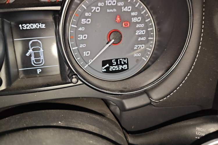 Used Audi TT 2013 TT Coupe 45 TFSI quattro Odometer Close Up