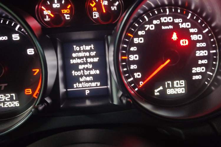 Used Audi TT 2013 TT Coupe 45 TFSI Odometer Close Up
