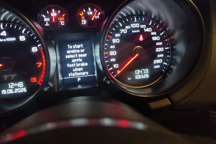 Used Audi TT 2013 TT Coupe 45 TFSI Odometer Close Up