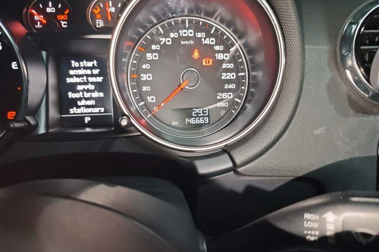 Used Audi TT 2013 TT Coupe 45 TFSI Odometer Close Up