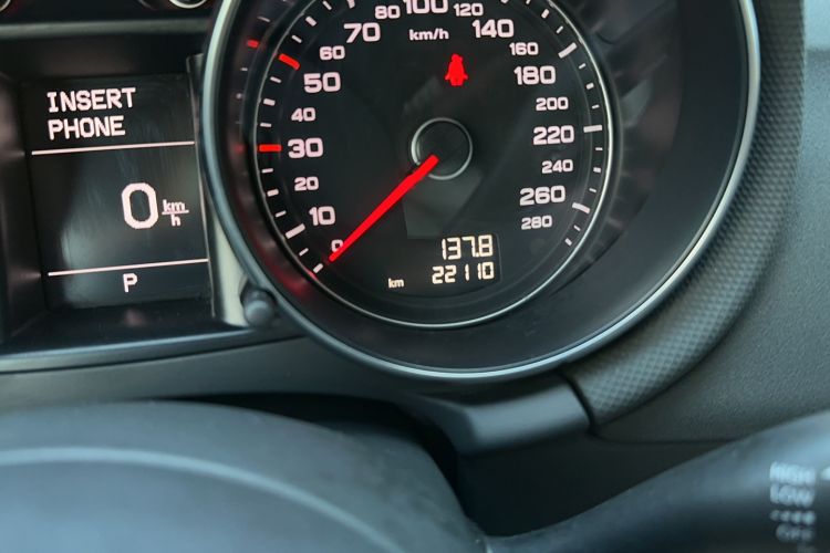 Used Audi TT 2013 TT Coupe 45 TFSI Odometer Close Up