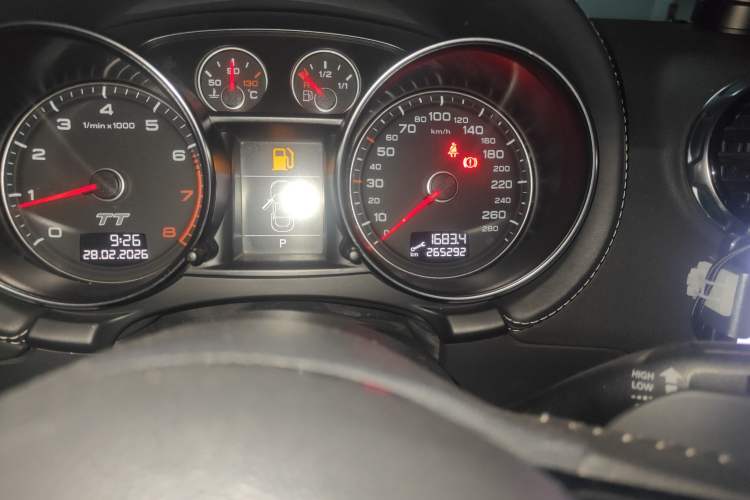 Used Audi TT 2013 TT Coupe 45 TFSI quattro Odometer Close Up