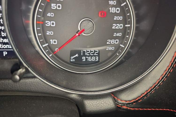 Used Audi TT 2014 TT Coupe 45 TFSI Prestige Edition Odometer Close Up