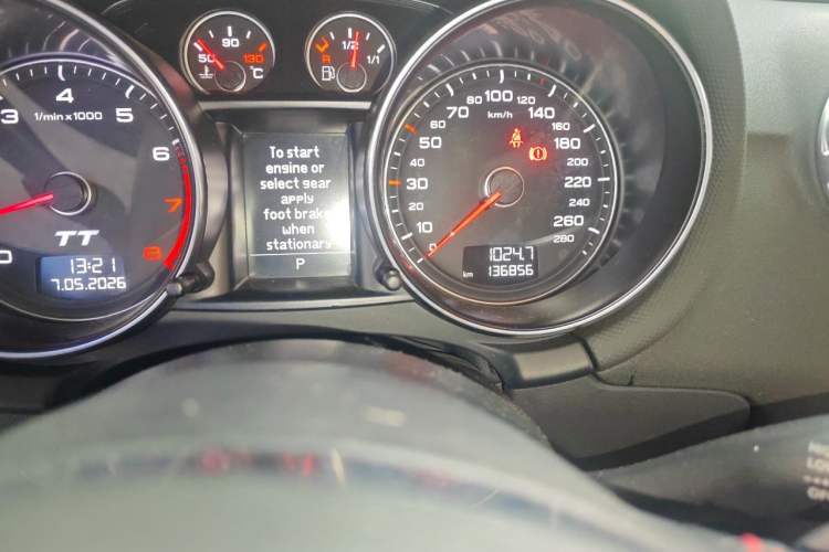 Used Audi TT 2014 TT Coupe 45 TFSI Sport Edition Odometer Close Up