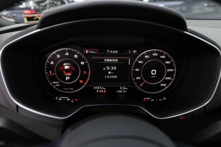 Used Audi TT 2015 TT Coupe 45 TFSI quattro Odometer Close Up