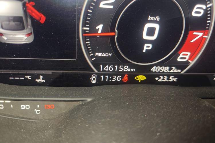 Used Audi TT 2015 TT Coupe 45 TFSI quattro Odometer Close Up