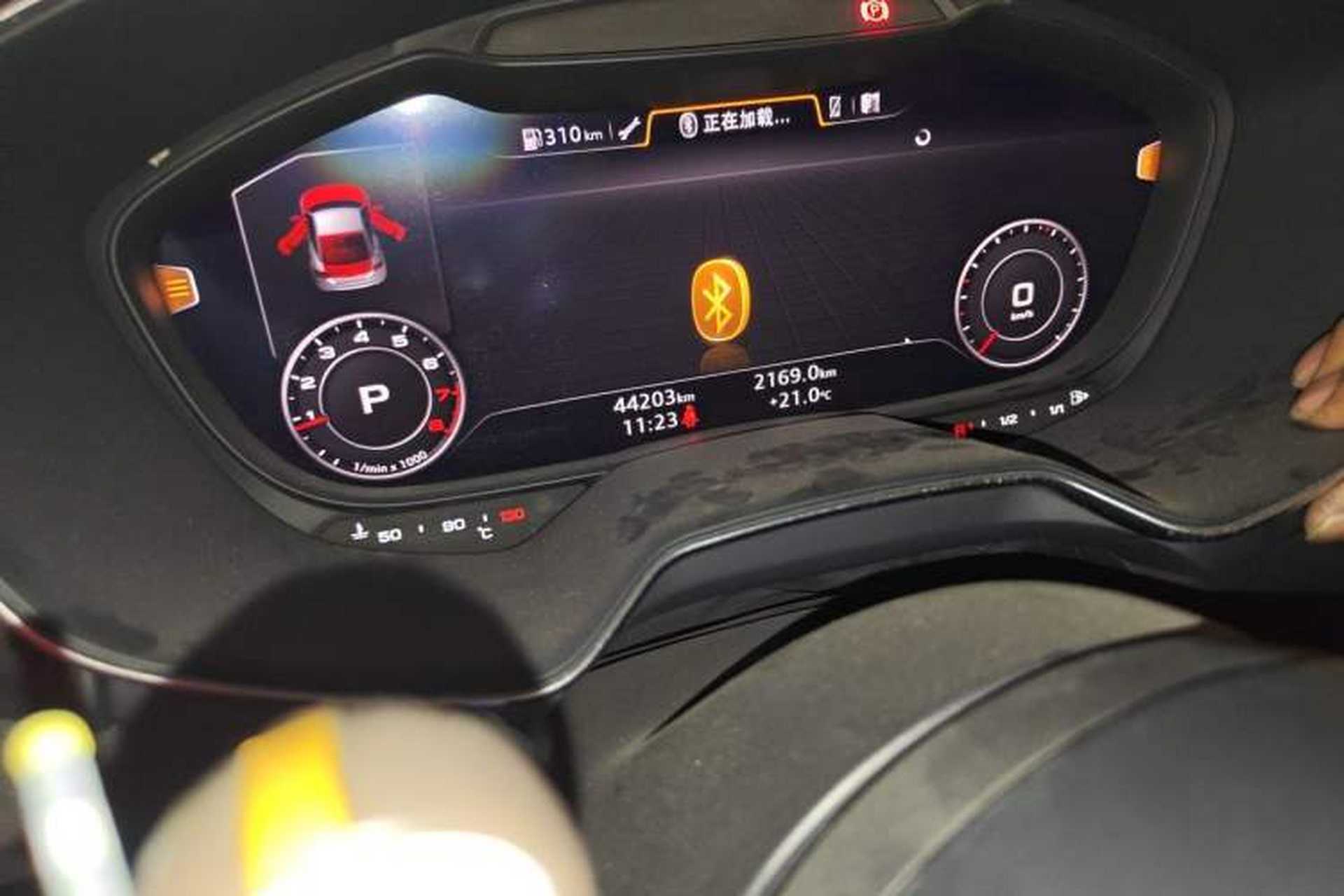Used Audi TT 2017 TT Coupe 45 TFSI Odometer Close Up