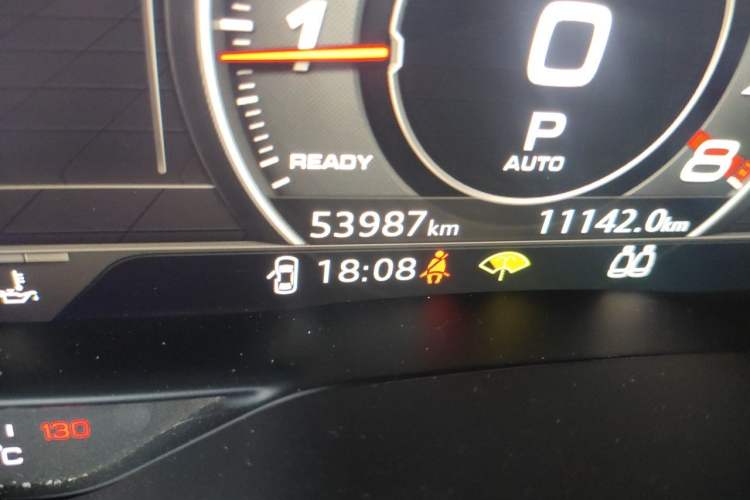 Used Audi TT RS 2017 TT RS 2.5T Coupe Odometer Close Up