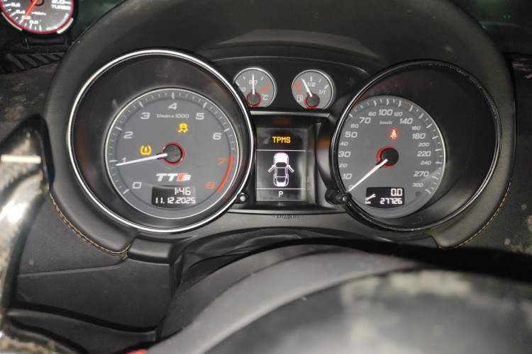 Used Audi TTS 2008 TTS Coupe 2.0TFSI quattro Odometer Close Up