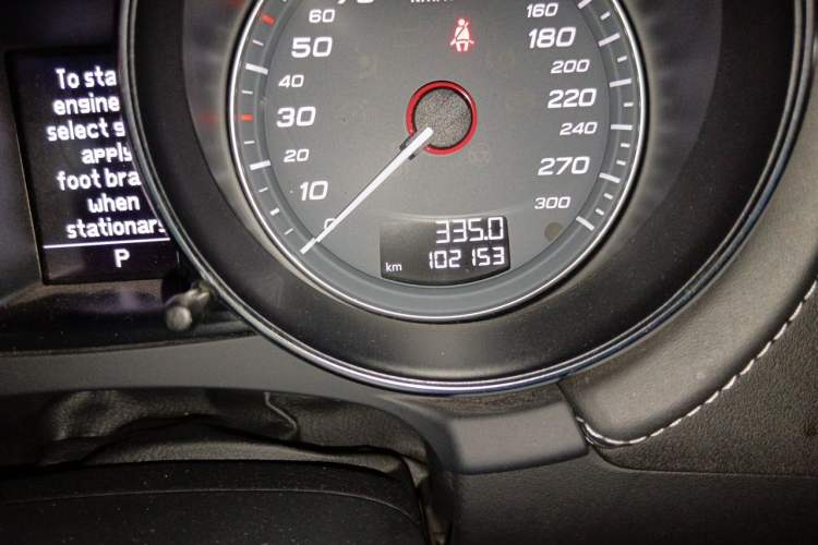 Used Audi TTS 2011 TTS Coupe 2.0TFSI quattro Odometer Close Up
