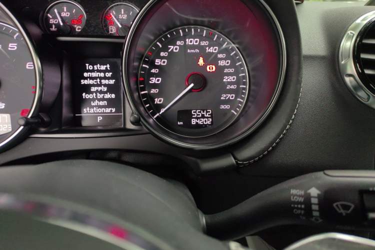 Used Audi TTS 2011 TTS Coupe 2.0TFSI quattro Odometer Close Up