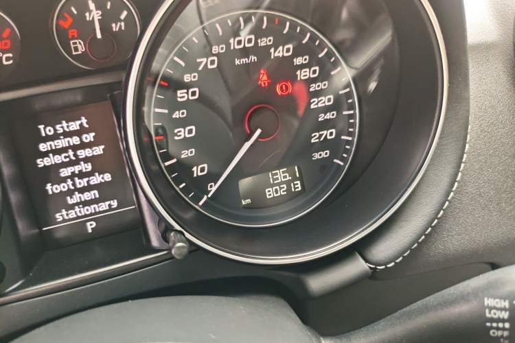 Used Audi TTS 2011 TTS Coupe 2.0TFSI quattro Odometer Close Up