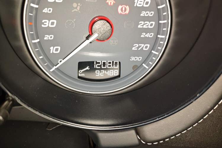 Used Audi TTS 2011 TTS Coupe 2.0TFSI quattro Odometer Close Up