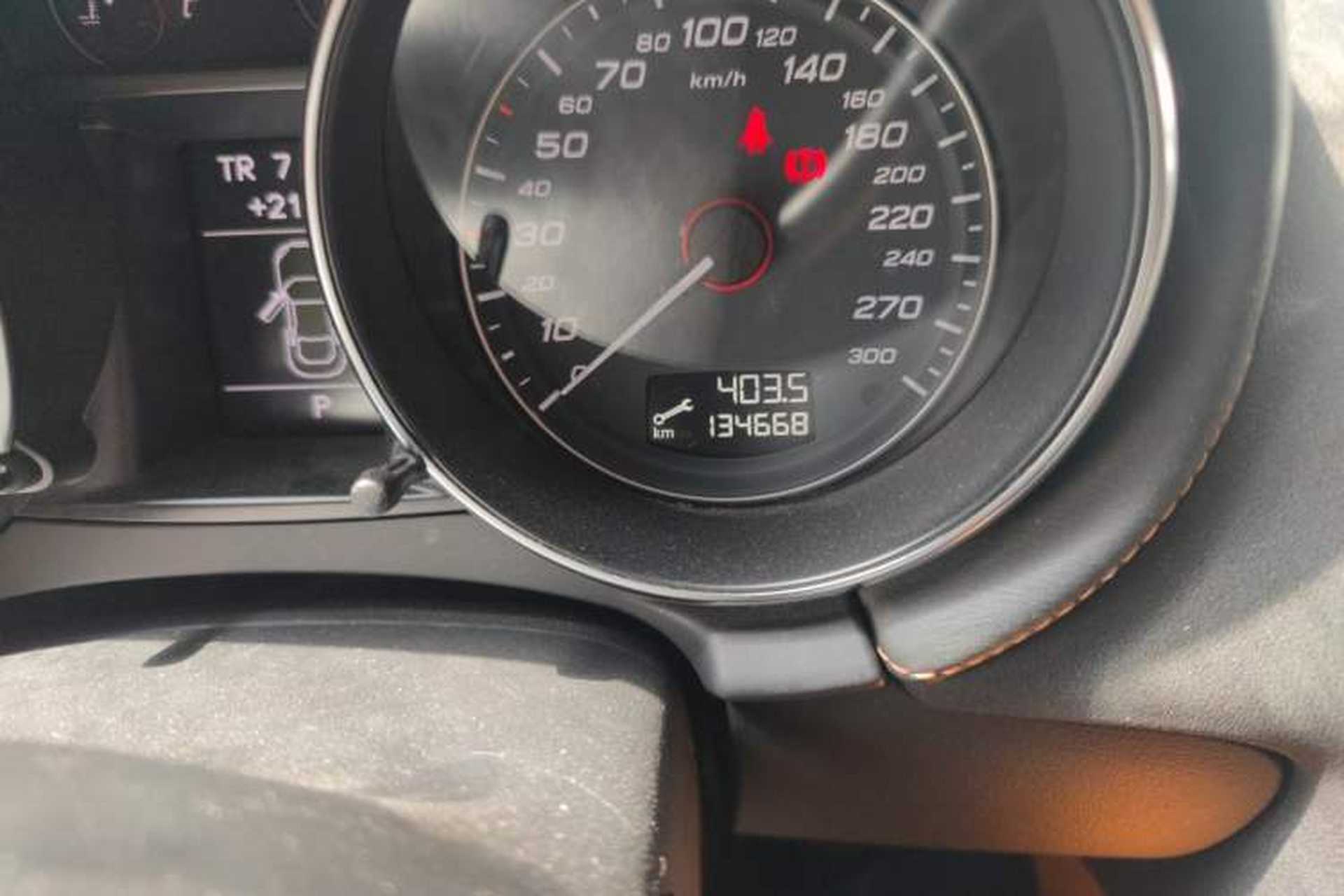 Used Audi TTS 2011 TTS Coupe 2.0TFSI quattro Odometer Close Up