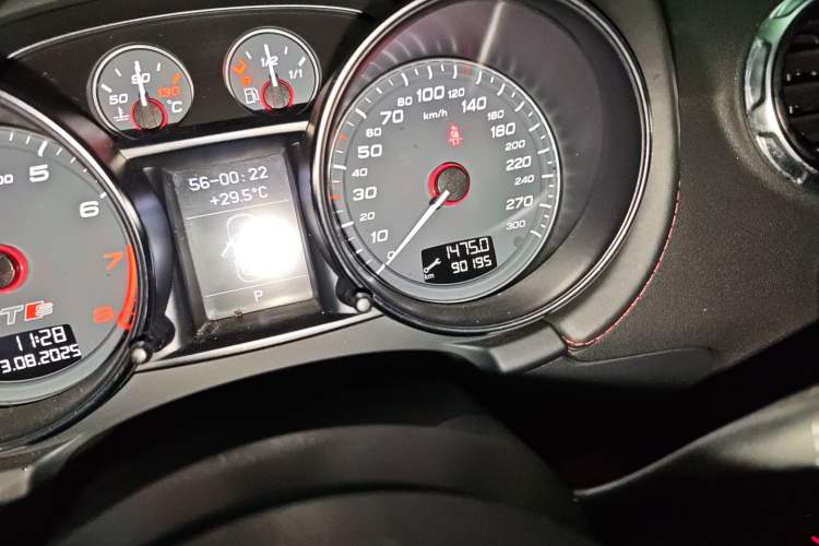 Used Audi TTS 2011 TTS Coupe 2.0TFSI quattro Odometer Close Up