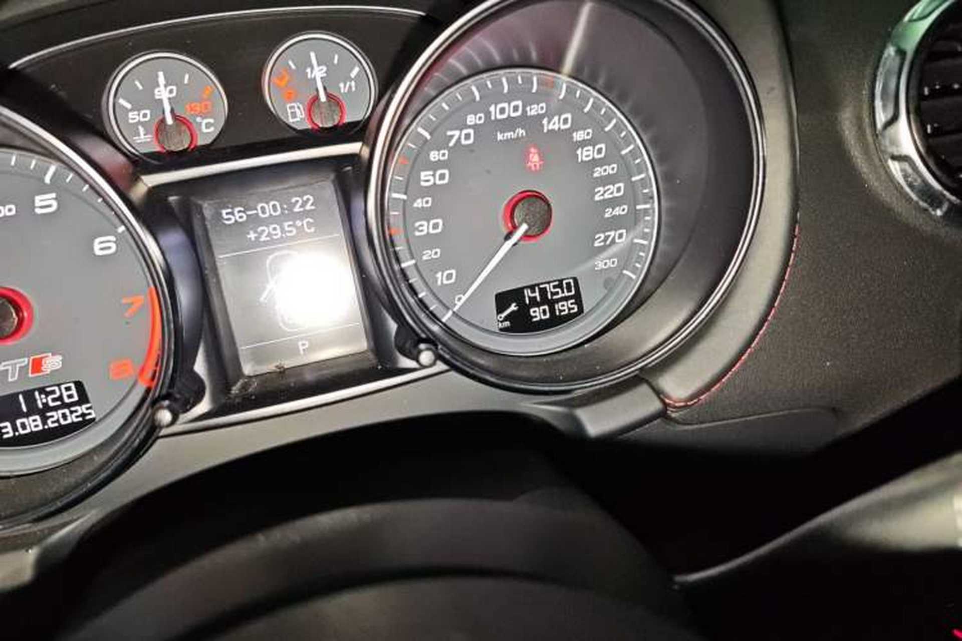 Used Audi TTS 2011 TTS Coupe 2.0TFSI quattro Odometer Close Up