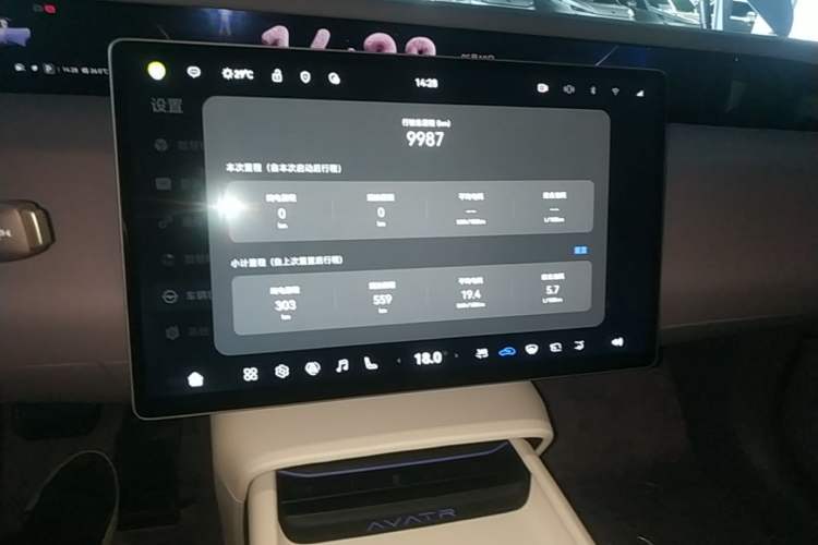 Used Avatr 06 2025 Pro Range-Extended Edition Audio And AC Panel
