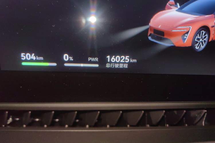 Used Avatr 06 2025 Max All-Electric Version Odometer Close Up